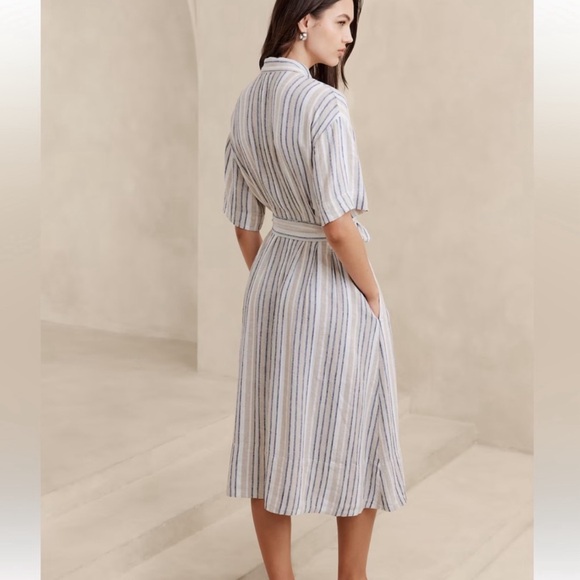 Banana Republic linen shirt dress BNWT - Picture 3 of 5